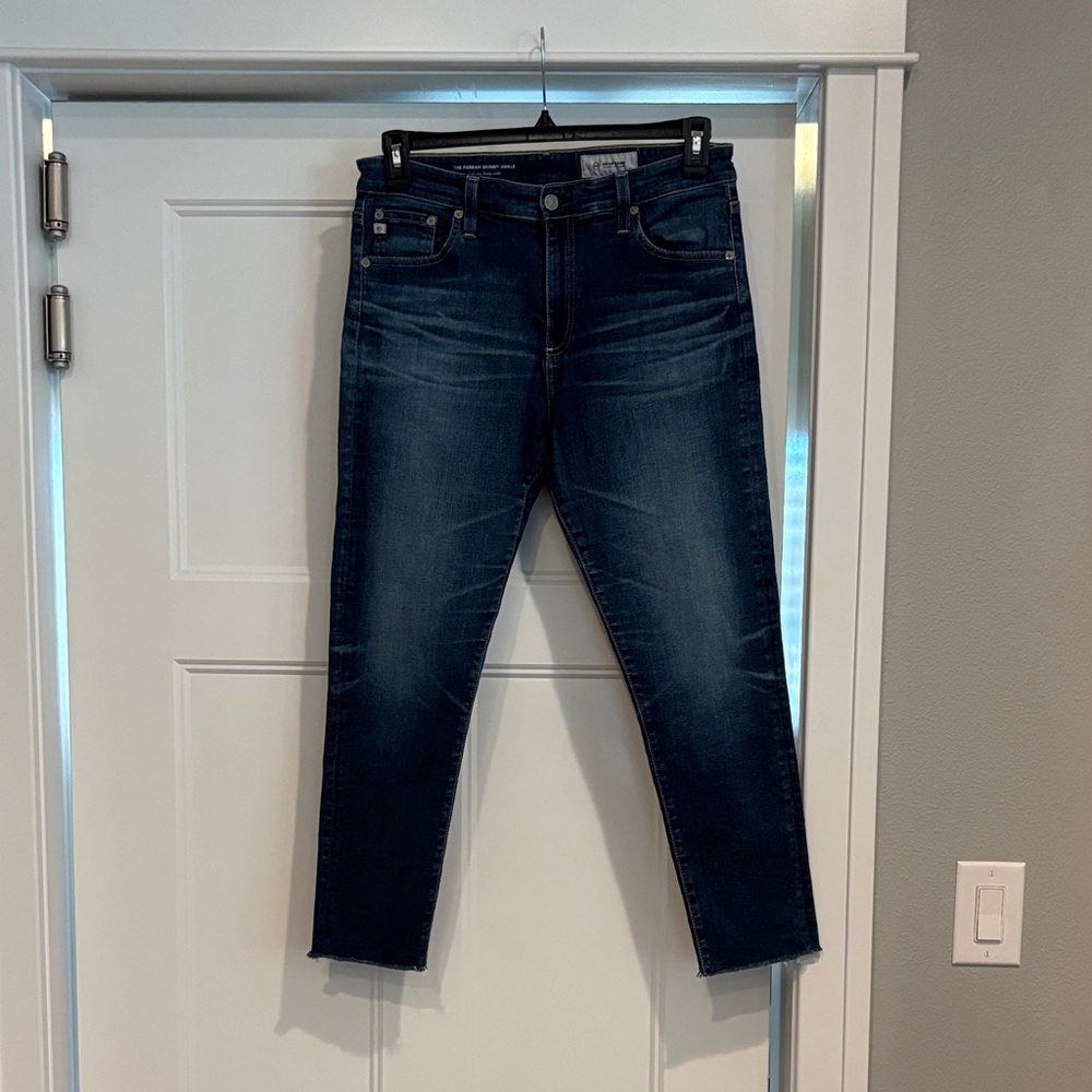 AG Adriano Goldschmied Women's Dark Blue Skinny Jeans